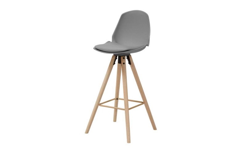 Dkton Dizajnová barová stolička Nerea, šedá