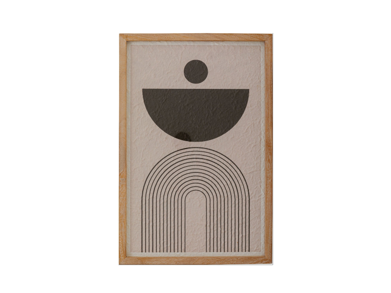 Fontana obraz béžovo-čierny 40x60 cm