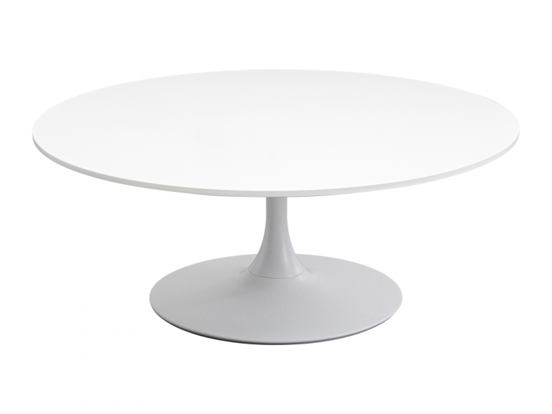 Schickeria konferenčný stolík biely Ø110 cm