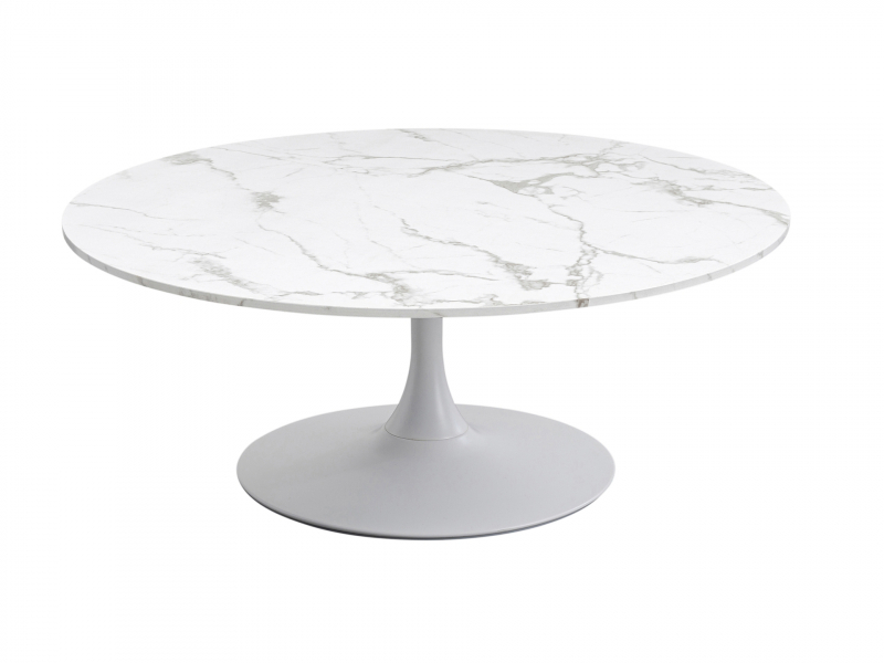 Schickeria II konferenčný stolík biely Ø110 cm