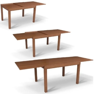 Jedálenský stôl, rozkladací, čerešňa, 120-240x90 cm, FARO obr-4