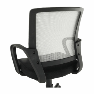 Kancelárska stolička, sivá, ADRA obr-1