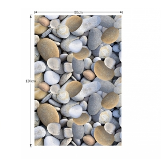Koberec, viacfarebný, vzor kamene, 80x120, BESS obr-2