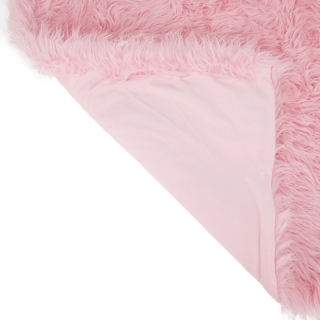 Kožušinová deka, ružová, 150x170, EBONA TYP 7 obr-2