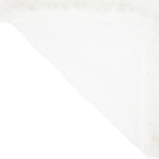 Kožušinová deka, biela, 150x180, EBONA TYP 1 obr-2