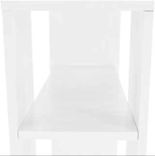Príručný stolík, biela, ZOELA NEW obr-2