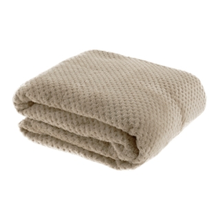 Obojstranná deka, béžovosivá, 150x200, DEFANA TYP 2 obr-4