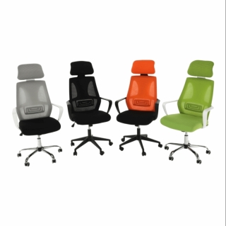 Kancelárske kreslo, zelená/biela, TAXIS obr-2