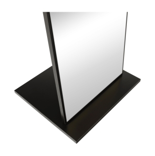 Zrkadlo na kolieskach, čierna, NEPTUN obr-1