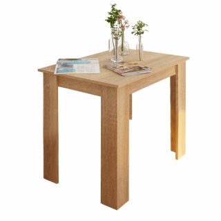Jedálenský stôl, dub sonoma, 86x60 cm, TARINIO obr-3