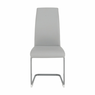 Jedálenská stolička, svetlosivá/sivá, NOBATA obr-1