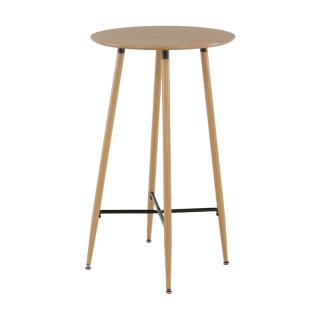 Barový stôl, dub, priemer 60 cm, IMAM obr-3