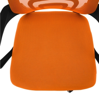 Kancelárska stolička, oranžová/čierna, DEX 2 NEW obr-2