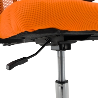 Kancelárska stolička, oranžová/čierna, DEX 2 NEW obr-3