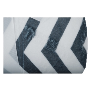Obojstranná baránková deka, geometrický vzor, 150x200, FUTURO obr-3