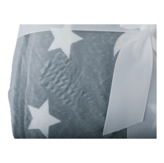Obojstranná baránková deka, sivá/biela/vzor, 150x200, NAVO obr-4