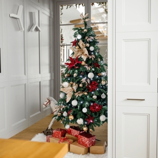 3D vianočný stromček, zelená, 180 cm, CHRISTMAS TYP 3 obr-2