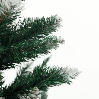 Vianočný stromček so šiškami, posnežený, 180 cm, CHRISTMAS TYP 4 obr-4