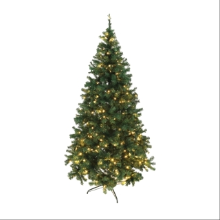 Vianočný stromček so svetielkami, zelená, 220 cm, LED450, CHRISTMAS TYP 5 obr-4