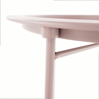 Príručný stolík s odnímateľnou táckou, nude ružová, RENDER obr-2