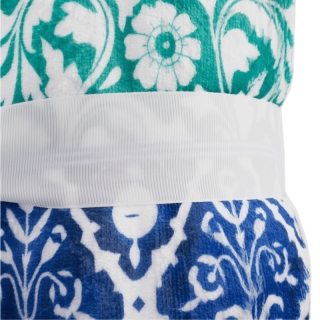 Obojstranná baránková deka, modrá/zelená/vzor, 150x200cm, VILNUS TYP1 obr-6