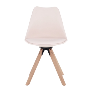 Štýlová otočná stolička, perlová, ETOSA obr-7