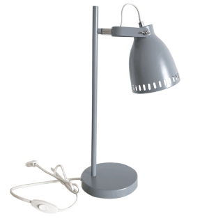 Stolná lampa, sivá/kov, AIDEN TYP 1 obr-5