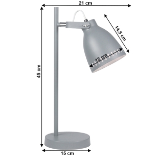 Stolná lampa, sivá/kov, AIDEN TYP 1 obr-6