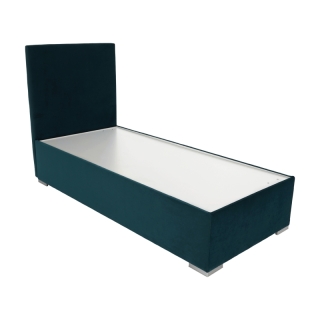 Boxspringová posteľ, jednolôžko, zelená, 90x200, ľavá, SAFRA obr-4