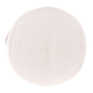 TEMPO-KONDELA PRAJA, pletený kôš, biela/farebný vzor, 35x45 cm obr-4