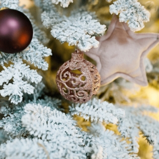 Vianočný stromček, zasnežený, 120 cm, MARAVEL TYP 1 obr-2