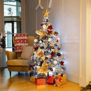 Vianočný stromček, zasnežený, 150 cm, MARAVEL TYP 2 obr-2
