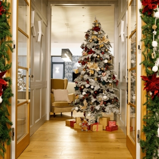 Vianočný stromček, zasnežený, 245 cm, MARAVEL TYP 3 obr-1