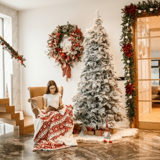 Vianočný stromček, zasnežený, 275 cm, MARAVEL TYP 4 obr-3