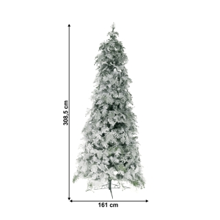 Vianočný stromček, zasnežený, 308,5 cm, MARAVEL TYP 5 obr-2
