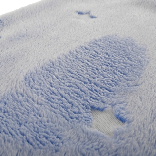 TEMPO-KONDELA GLOVIS TYP 4, svietiaci koberec, modrá/vzor, 80x150cm obr-4