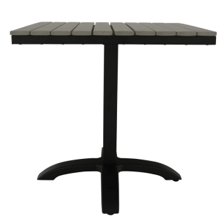Záhradný stôl, sivá/čierna/kov/artwood, NAKUL obr-2