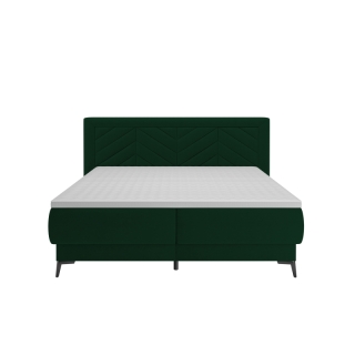 Boxspringová posteľ, 180x200, zelená, OPTIMA A obr-2