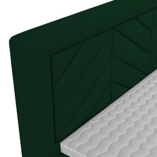 Boxspringová posteľ, 180x200, zelená, OPTIMA A obr-4