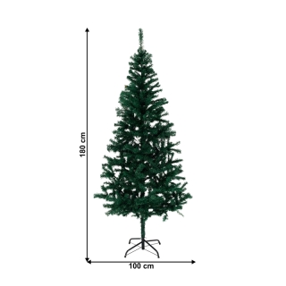 Vianočný stromček so železným stojanom, 180 cm, HAIROS obr-4