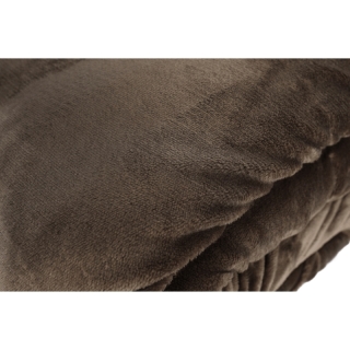 Obojstranná deka, hnedá, 200x220, ANKEA TYP 1 obr-2