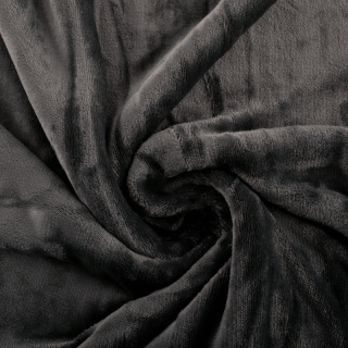 Obojstranná baránková deka, sivohnedá taupe/biela, 150x200cm, ABELE obr-3