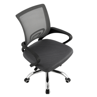 Kancelárska stolička, sivá/čierna, DEX 4 NEW obr-4