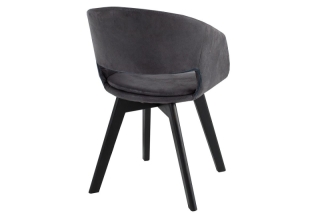 LuxD 20351 Dizajnová stolička Colby sivá antik obr-2