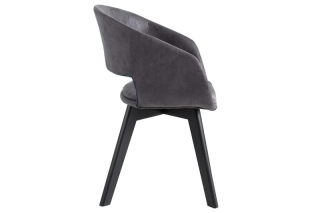 LuxD 20351 Dizajnová stolička Colby sivá antik obr-3