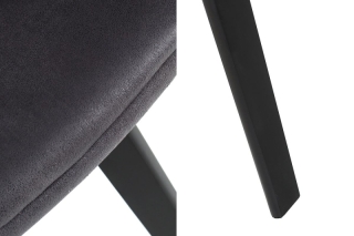 LuxD 20351 Dizajnová stolička Colby sivá antik obr-4