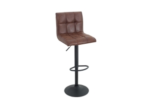 LuxD Barová stolička Modern vintage hnedá obr-1