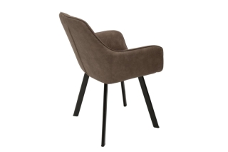 LuxD 21407 Dizajnová stolička Francesca, sivohnedá taupe obr-3