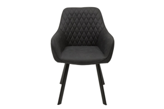 LuxD 21408 Dizajnová stolička Francesca, antracit obr-1