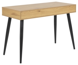 Dkton Dizajnový písací stôl Nature 110 cm, divoký dub obr-4